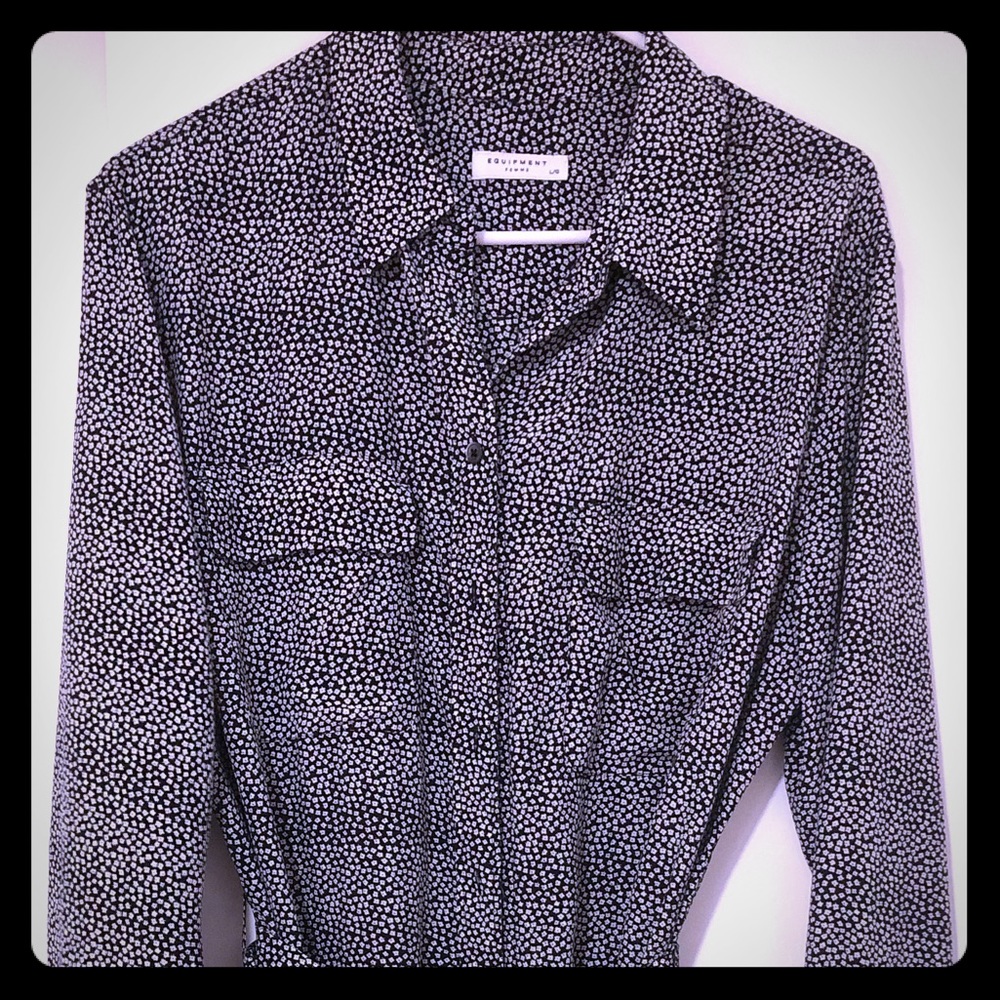 Equipment silk dress